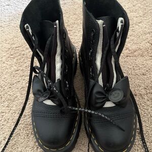 Dr. Martens Lazy Oaf Sinclair Leather Platform Boots